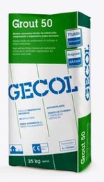 Mortero fluido, Grout 50 de Gecol. Saco 25 kg
